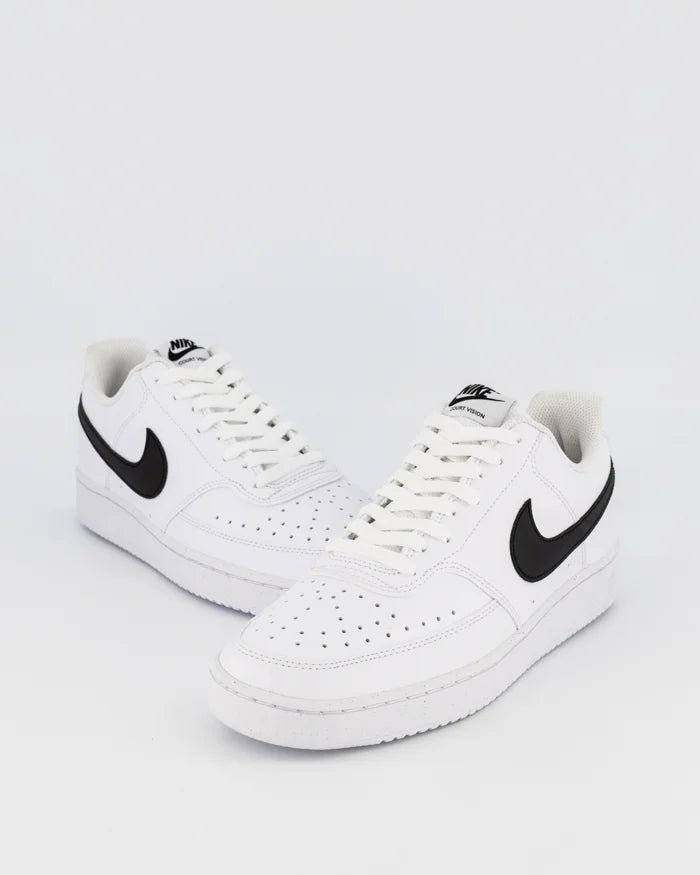 NIKE YOUTH COURT BOROUGH LOW 2 - WHITE/BLACK
