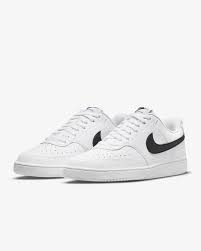NIKE WOMENS COURT VISION LO NN - WHITE/BLACK-WHITE