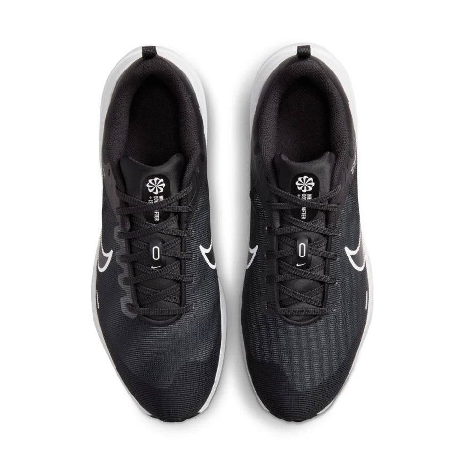 NIKE DOWNSHIFTER 12 - BLACK/WHITE-DARK SMOKE GREY