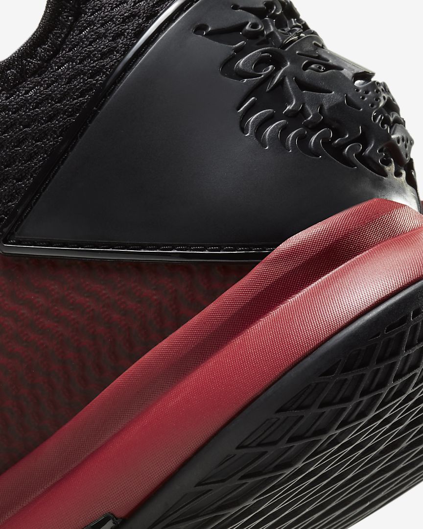 NIKE LEBRON WITNESS IV - BLACK/ GYM RED-BRIGHT CRIMSON