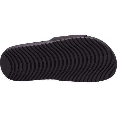 NIKE KIDS KAWA SLIDES (GS/PS) - OFF NOIR/METALLIC RED BRONZE