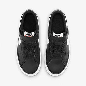 NIKE INFANT COURT LEGACY - BLACK/WHITE/LIGHT BROWN