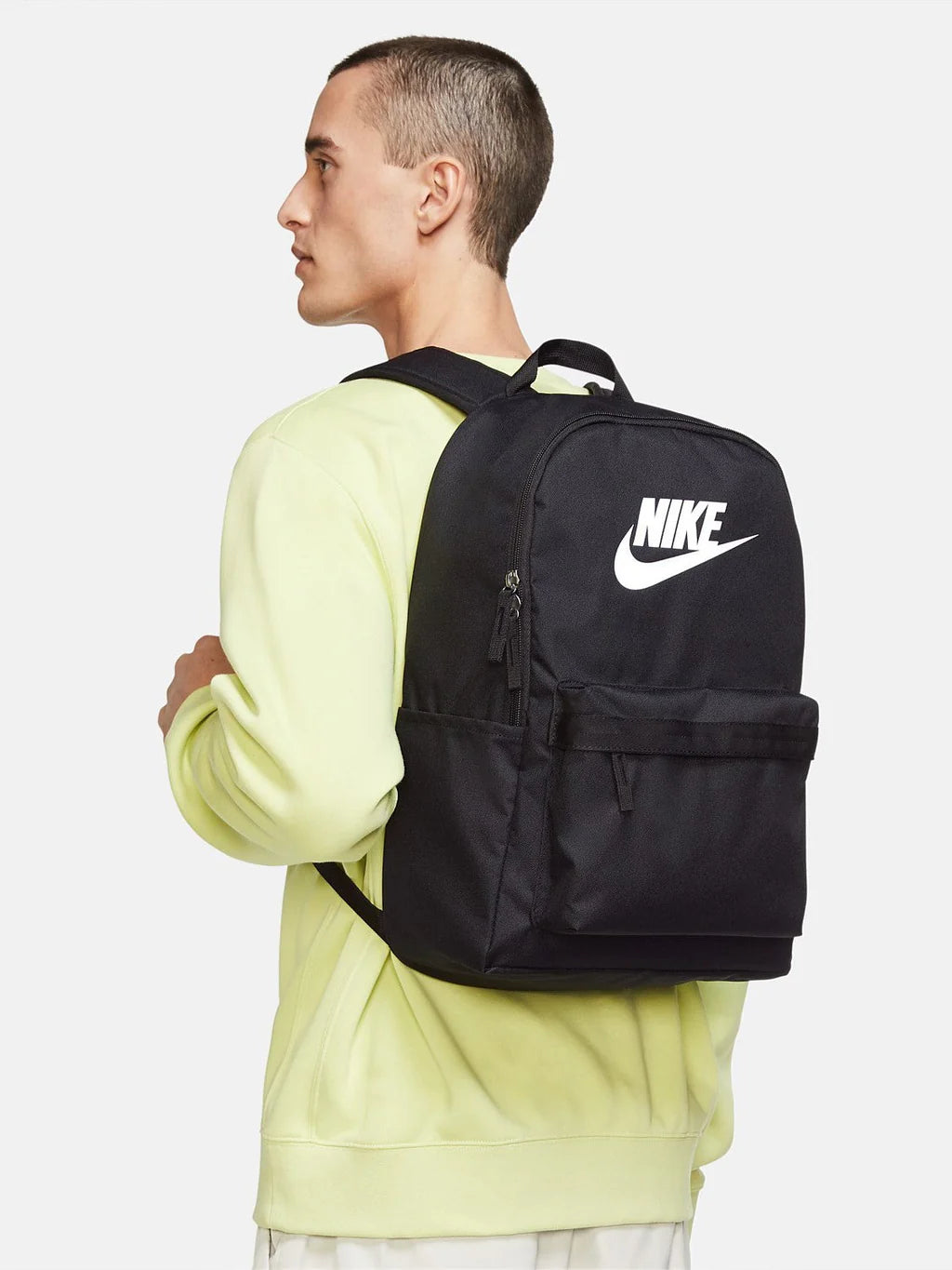 NIKE HERITAGE BACKPACK 25L - BLACK/WHITE