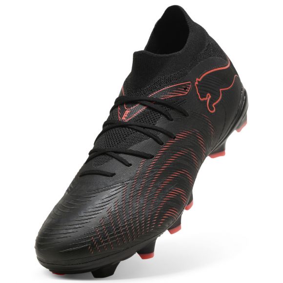 PUMA FUTURE 9 MATCH FG/AG - BLACK/GLOWING RED/STRONG GRAY