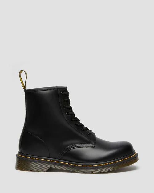 DR MARTENS 1460 SMOOTH LEATHER ANKLE BOOTS - BLACK SMOOTH