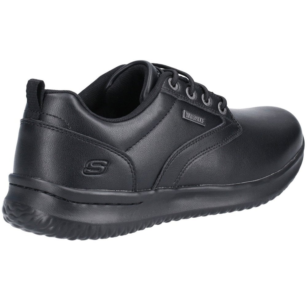 SKECHERS MENS DELSON 3.0 GLAVINE - BLACK