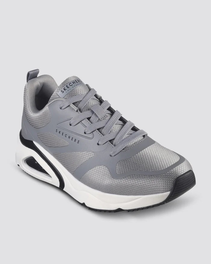 SKECHERS MENS TRES-AIR UNO REVOLUTION-AIRY - GREY