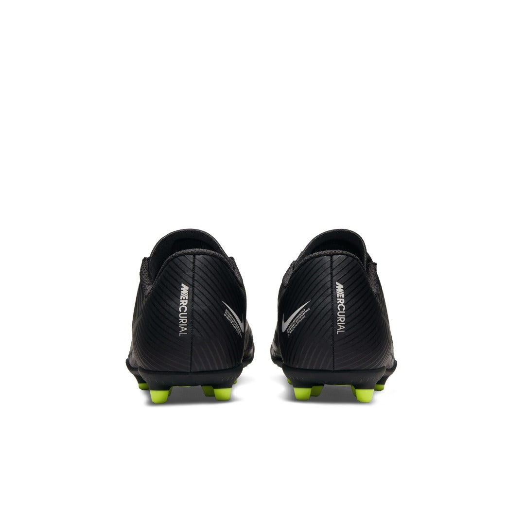 NIKE KIDS JR 15 CLUB FG/MG - BLACK/ DARK SMOKE GREY