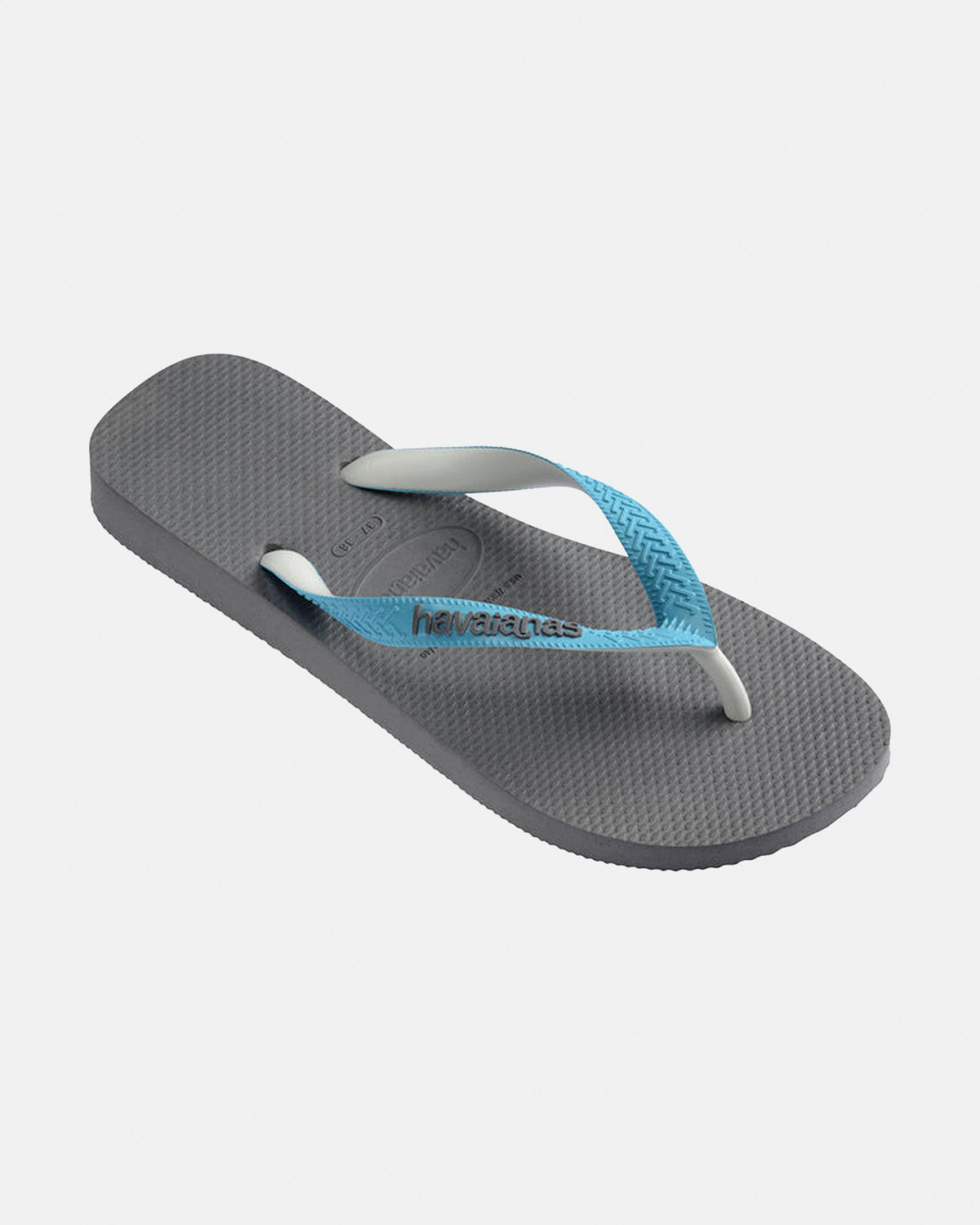 HAVAIANAS TOP MIX - STEEL GREY/BRILLIANT BLUE