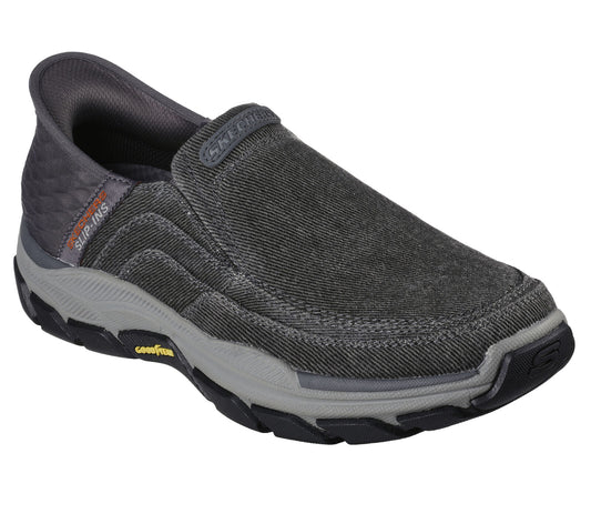 SKECHERS MENS RESPECTED HOLMGREN - CHARCOAL