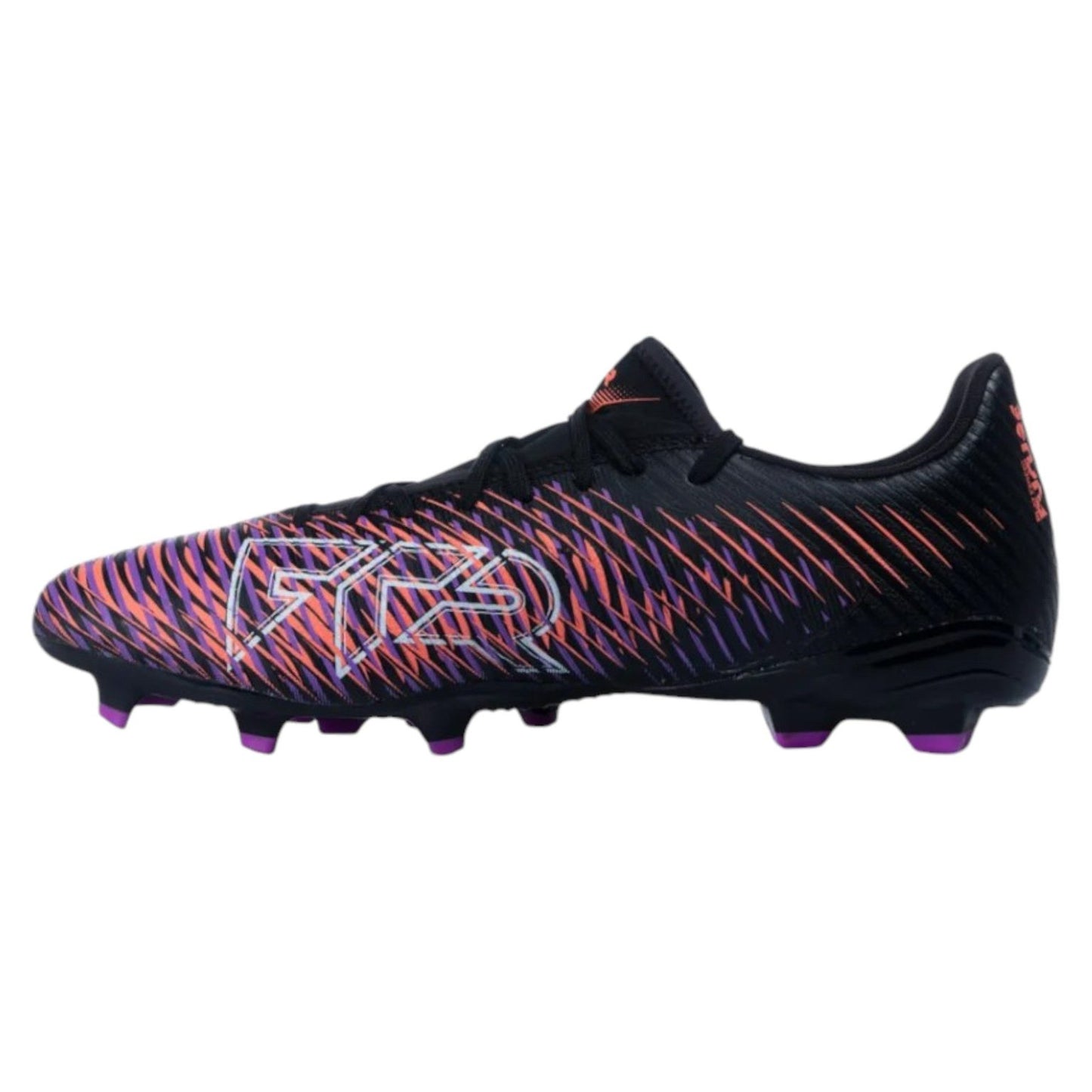 PUMA FUTURE 8 PLAY FG/AG - BLACK/WHITE/GLOWING RED