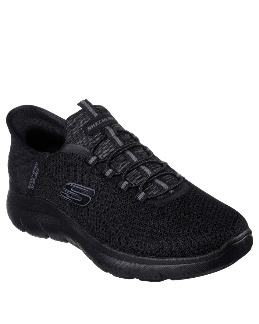 SKECHERS MENS SLIP-INS SUMMITS HIGH RANGE - BLACK