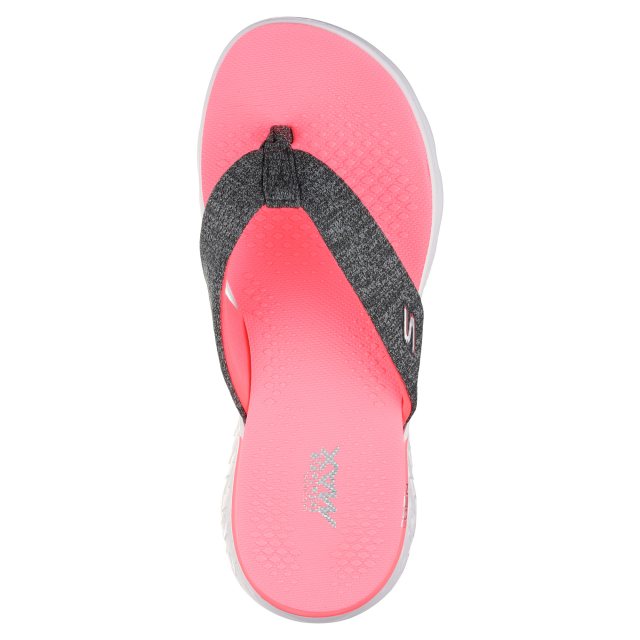 SKECHERS ON THE GO VIVACITY - CHARCOAL/HOT PINK