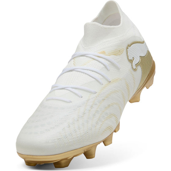 PUMA FUTURE 9 MATCH FG/AG - WHITE METALLIC/GOLD