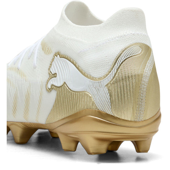 PUMA FUTURE 9 MATCH FG/AG - WHITE METALLIC/GOLD