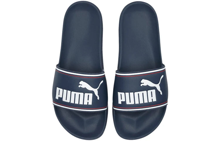 PUMA LEADCAT FTR - DARK DENIM/HIGH RISK RED