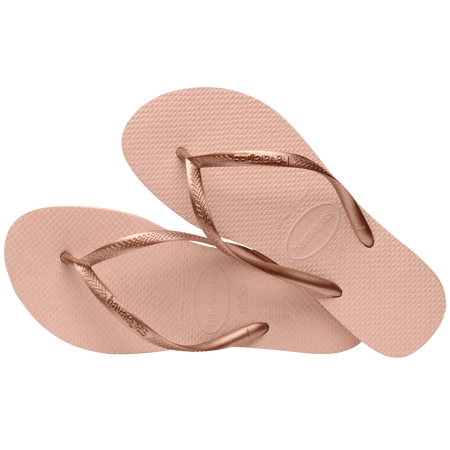 HAVAIANAS SLIM METALLIC - BALLET ROSE