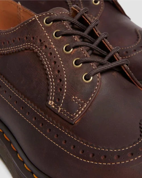 DR MARTENS 3989 CRAZY HORSE - DARK BROWN
