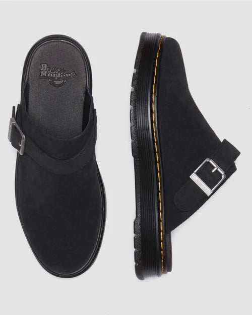 DR MARTENS BROOKLINE SUEDE - BLACK