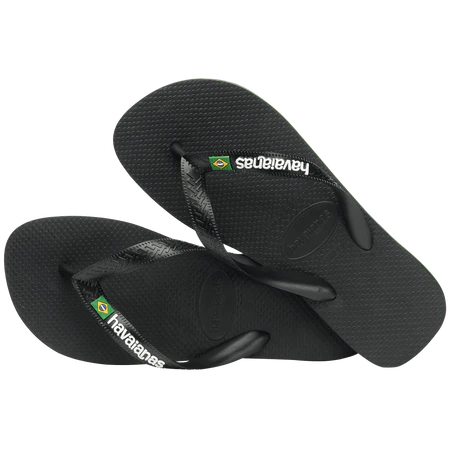 HAVAIANAS BRAZIL JANDAL - BLACK