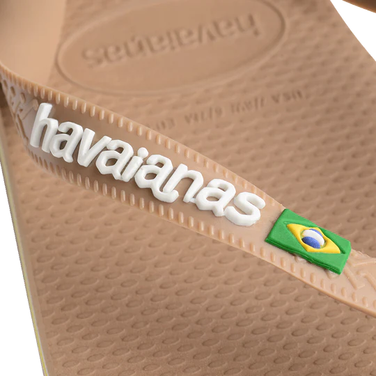 HAVAIANAS BRASIL LOGO - TAN