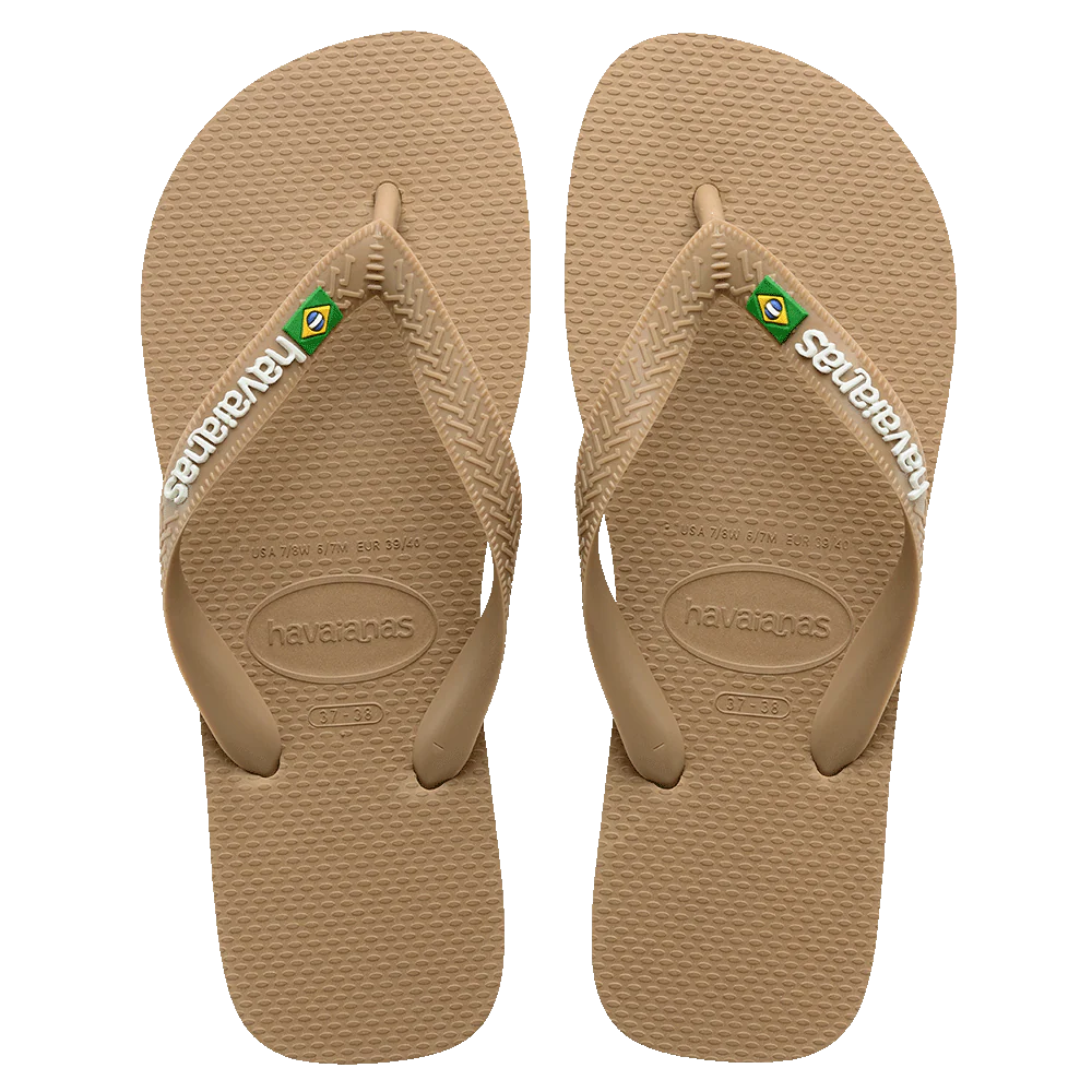 HAVAIANAS BRASIL LOGO - TAN