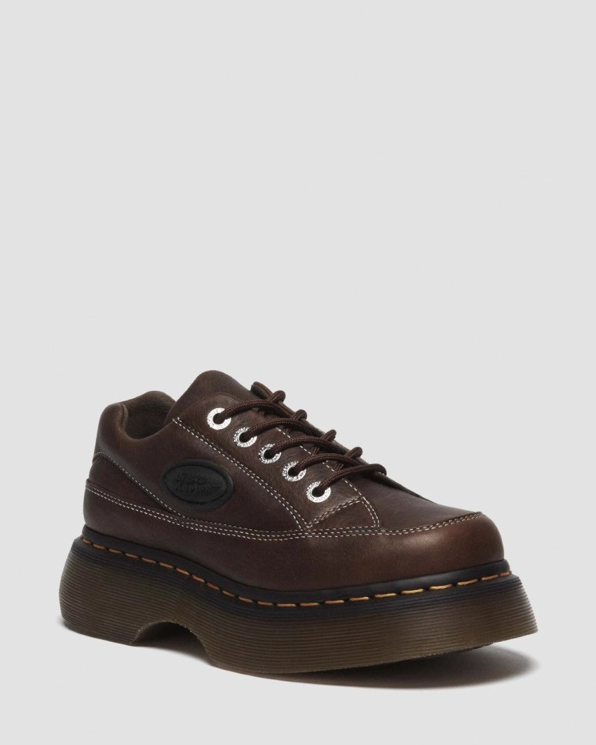 DR MARTENS WOMENS BUZZ 5I - DARK BROWN GRIZZLY