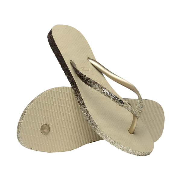 HAVAIANAS SLIM SPARKLE - SAND GREY