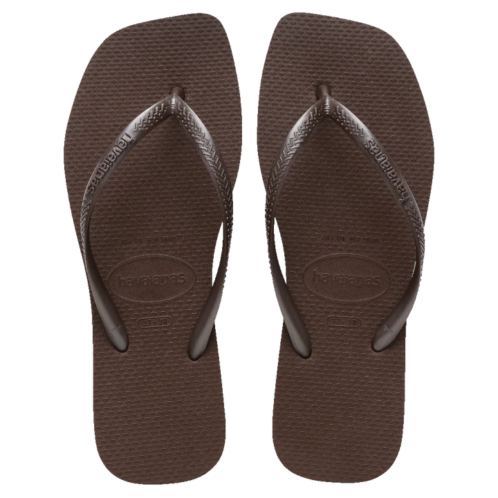 HAVAIANAS SLIM SQUARE - BROWN