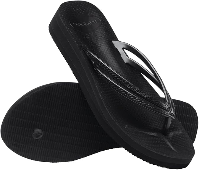 HAVIANAS WEDGE JANDAL - BLACK