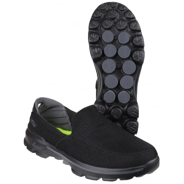SKECHERS MENS GO WALK 3 - BLACK