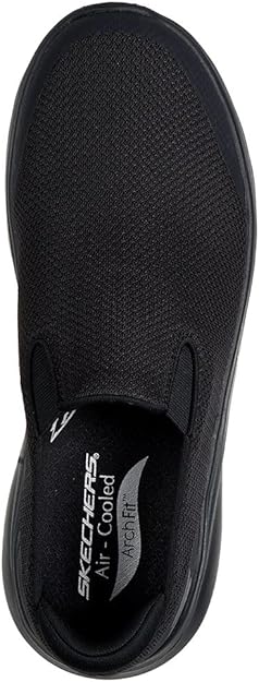 SKECHERS GO WALK ARCH FIT TOGPATH - BLACK