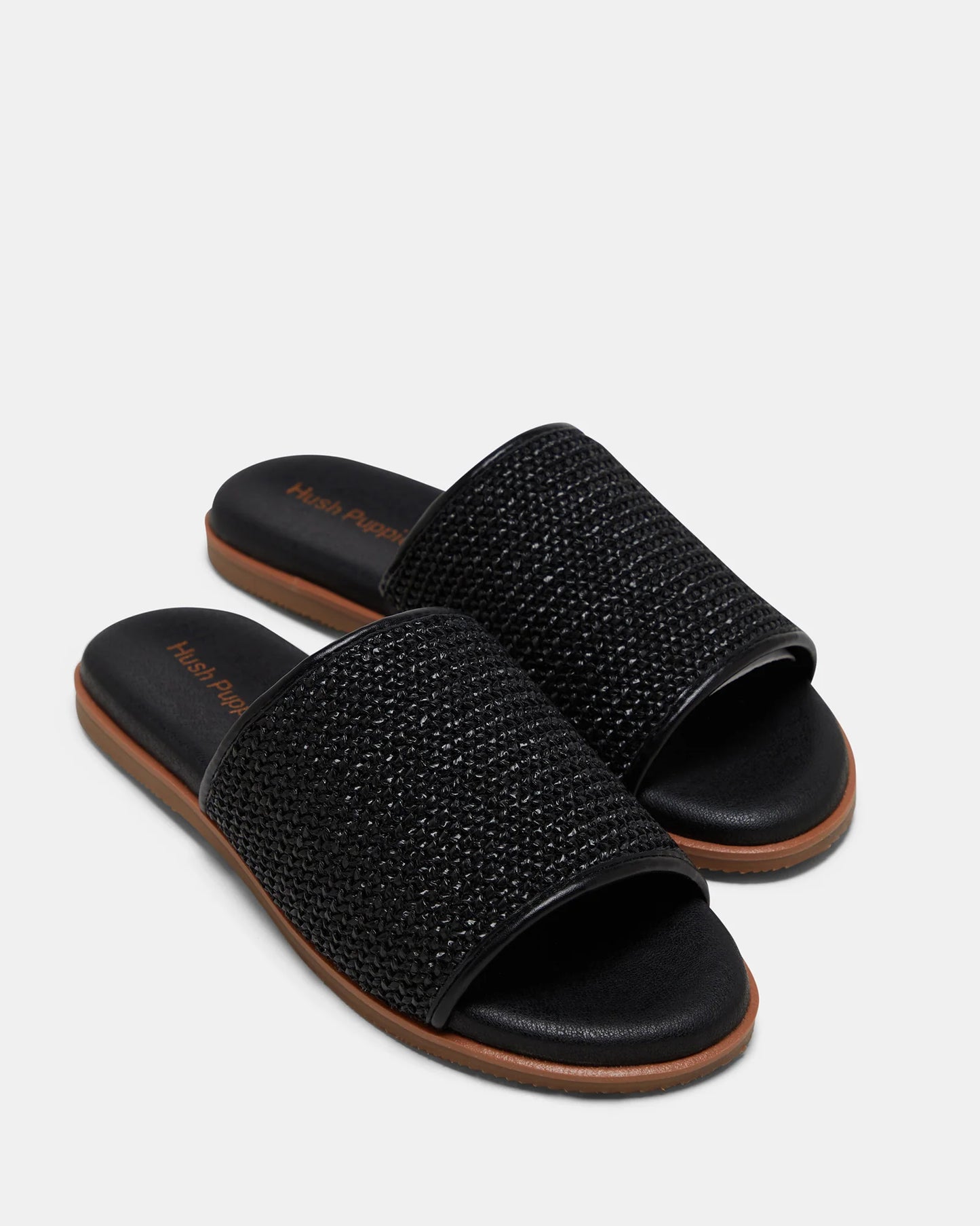 HUSH PUPPIES PARADISE WEAVE - BLACK