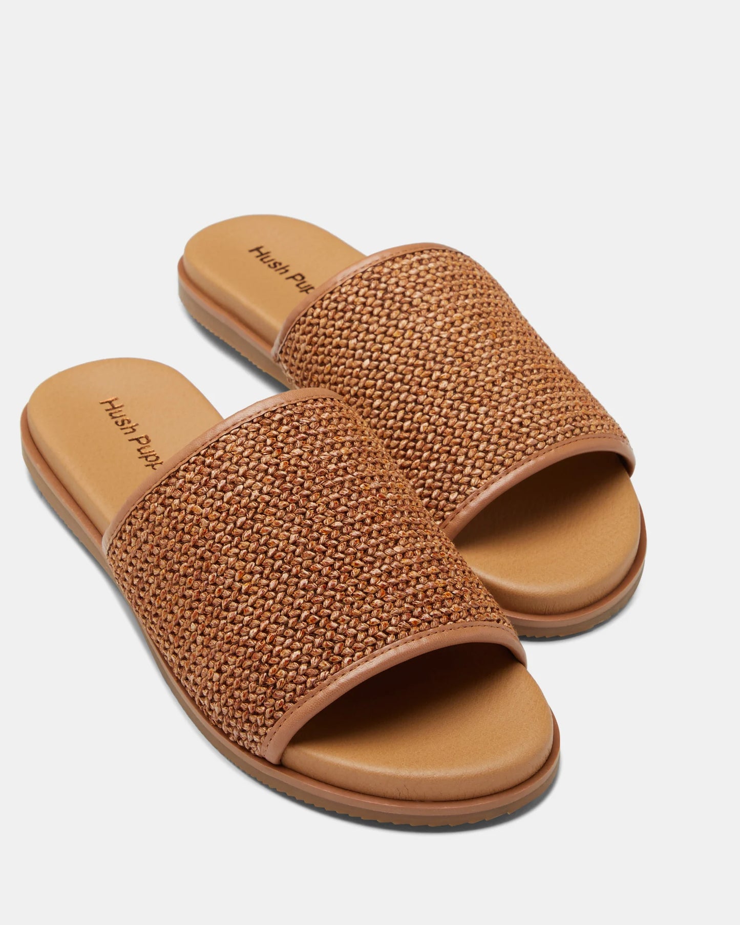 HUSH PUPPIES PARADISE WEAVE - DARK TAN WEAVE