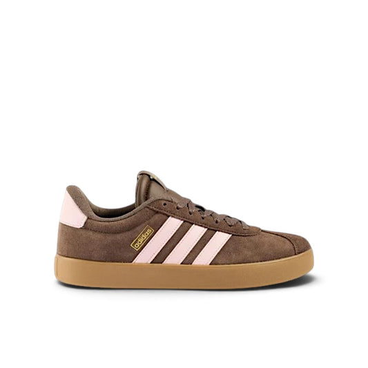 ADIDAS WOMENS VL COURT 3.0 - Earth Strata / Clear Pink / Gold Metallic