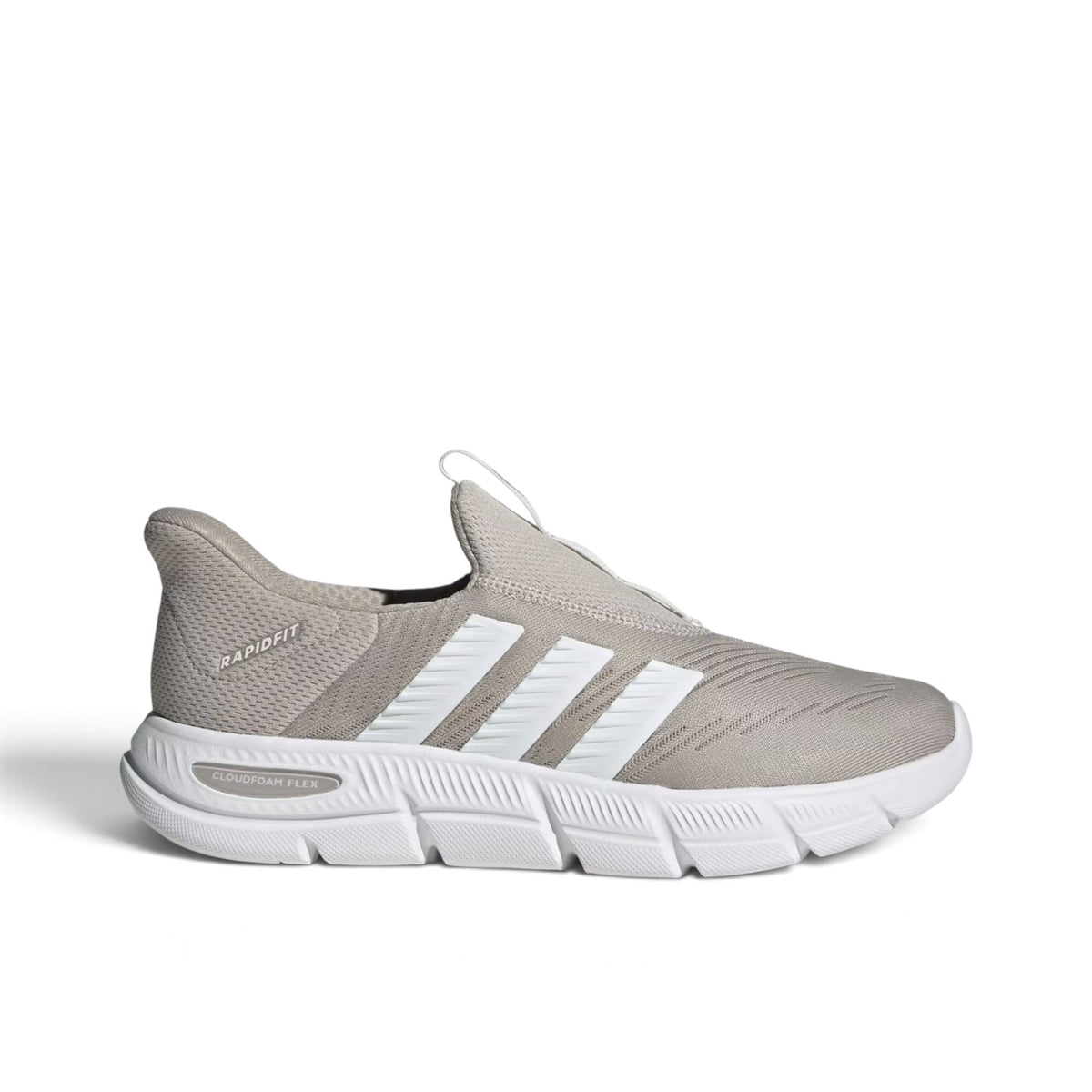 ADIDAS WOMENS CLOUDFOAM FLEX LOUNGE RAPIDFIT *WIDE* - Wonder Beige / Core White / Wonder Beige