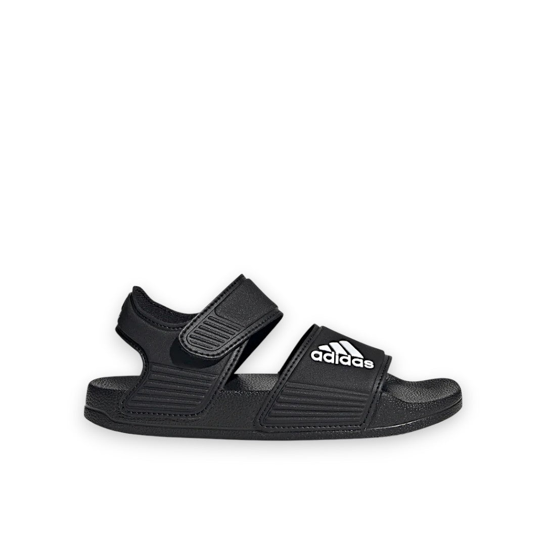 ADIDAS KIDS ADILETTE SANDAL - BLACK/WHITE