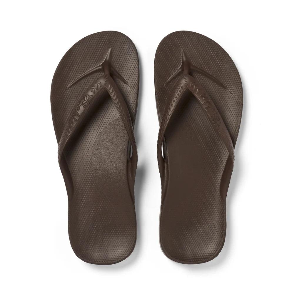 ARCHIES ARCH SUPPORT JANDALS - BROWN