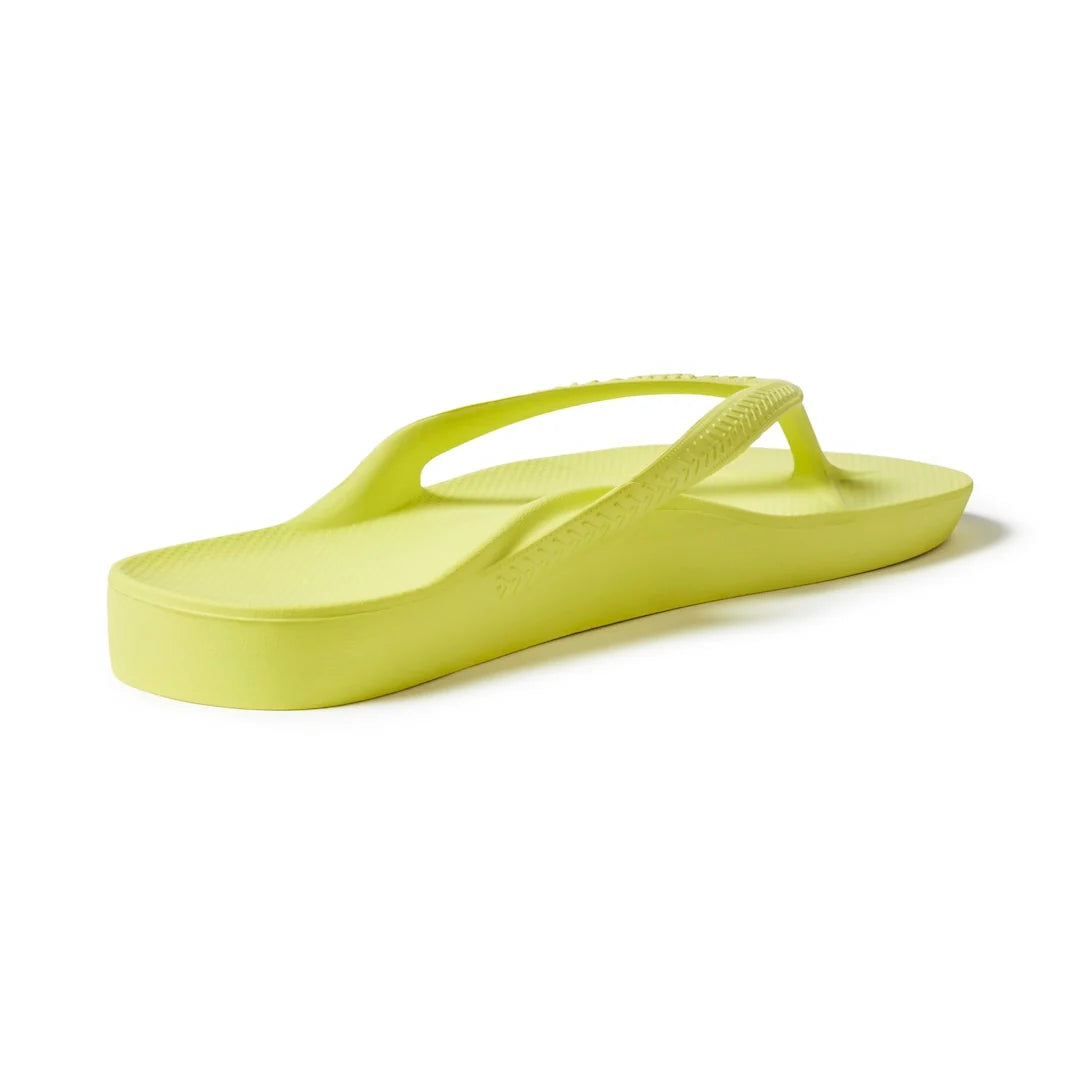 ARCHIES ARCH SUPPORT JANDALS - LIMELIGHT