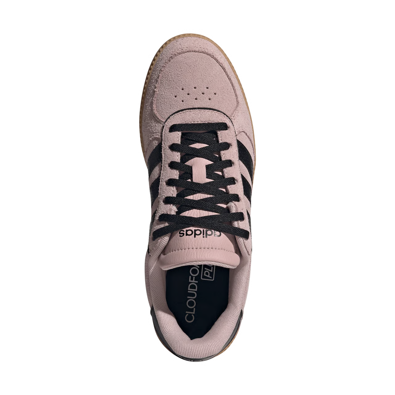 ADIDAS WOMENS BREAKNET SLEEK - Dual Lilac / Core Black / Gum