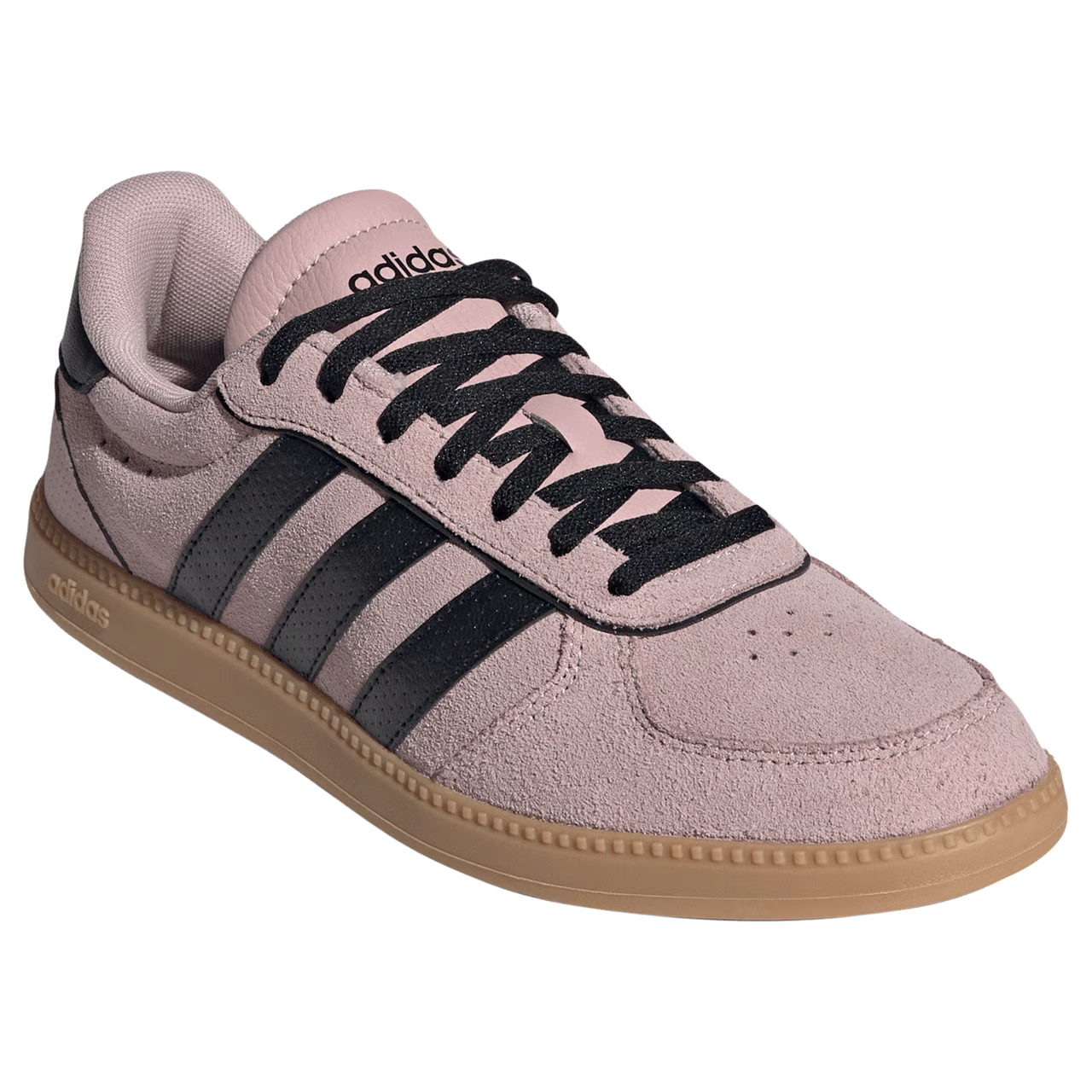 ADIDAS WOMENS BREAKNET SLEEK - Dual Lilac / Core Black / Gum