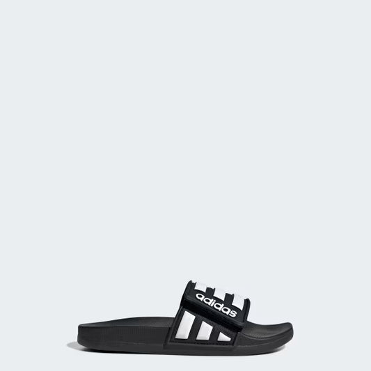 ADIDAS KIDS ADILETTE COMFORT SLIDES - BLACK/WHITE