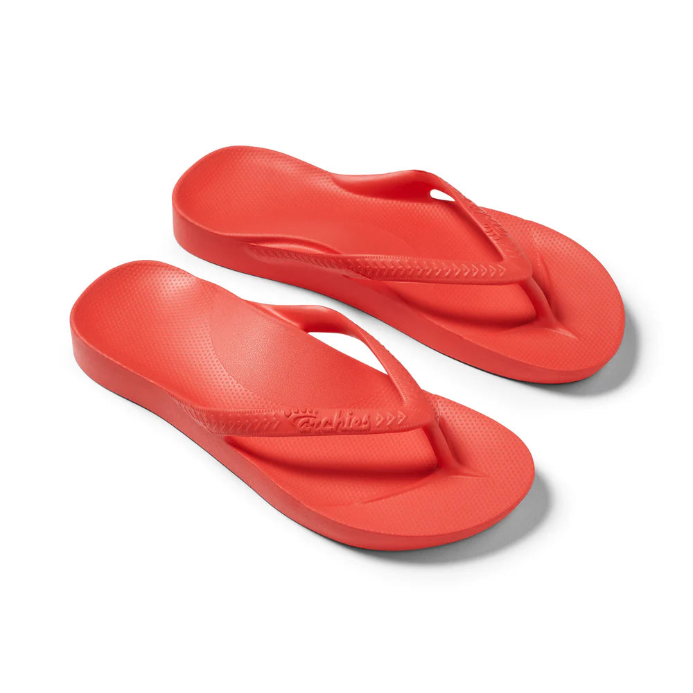 ARCHIES ARCH SUPPORT JANDALS - CORAL