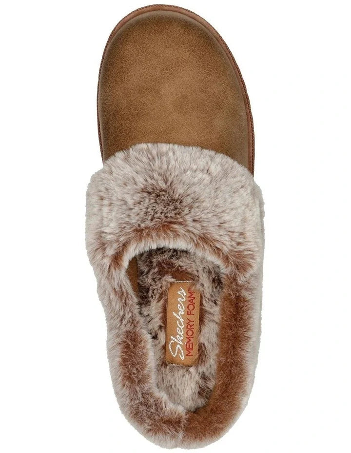 SKECHERS WOMENS CAMPFIRE LOVELY LIFE - CHESTNUT