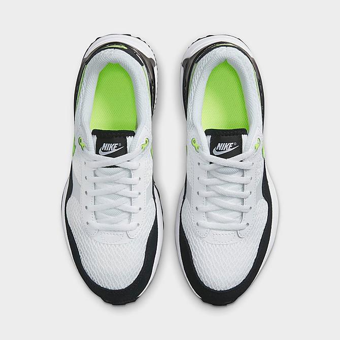 NIKE YOUTH AIR MAX SYSTM - WHITE/BLACK-VOLT-PURE PLATINUM