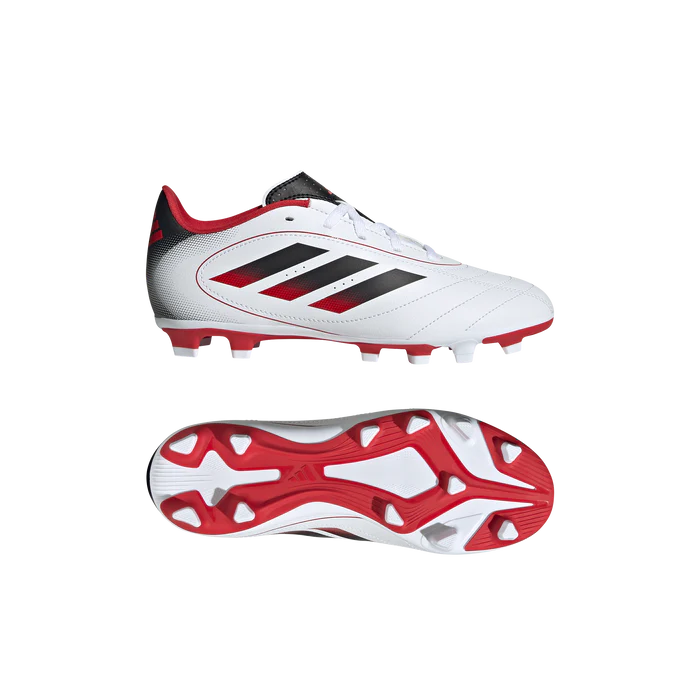 ADIDAS GOLETTO IX FG/MG - Cloud White / Core Black / Better Scarlet