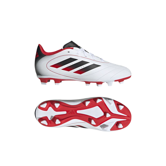 ADIDAS GOLETTO IX FG/MG - Cloud White / Core Black / Better Scarlet
