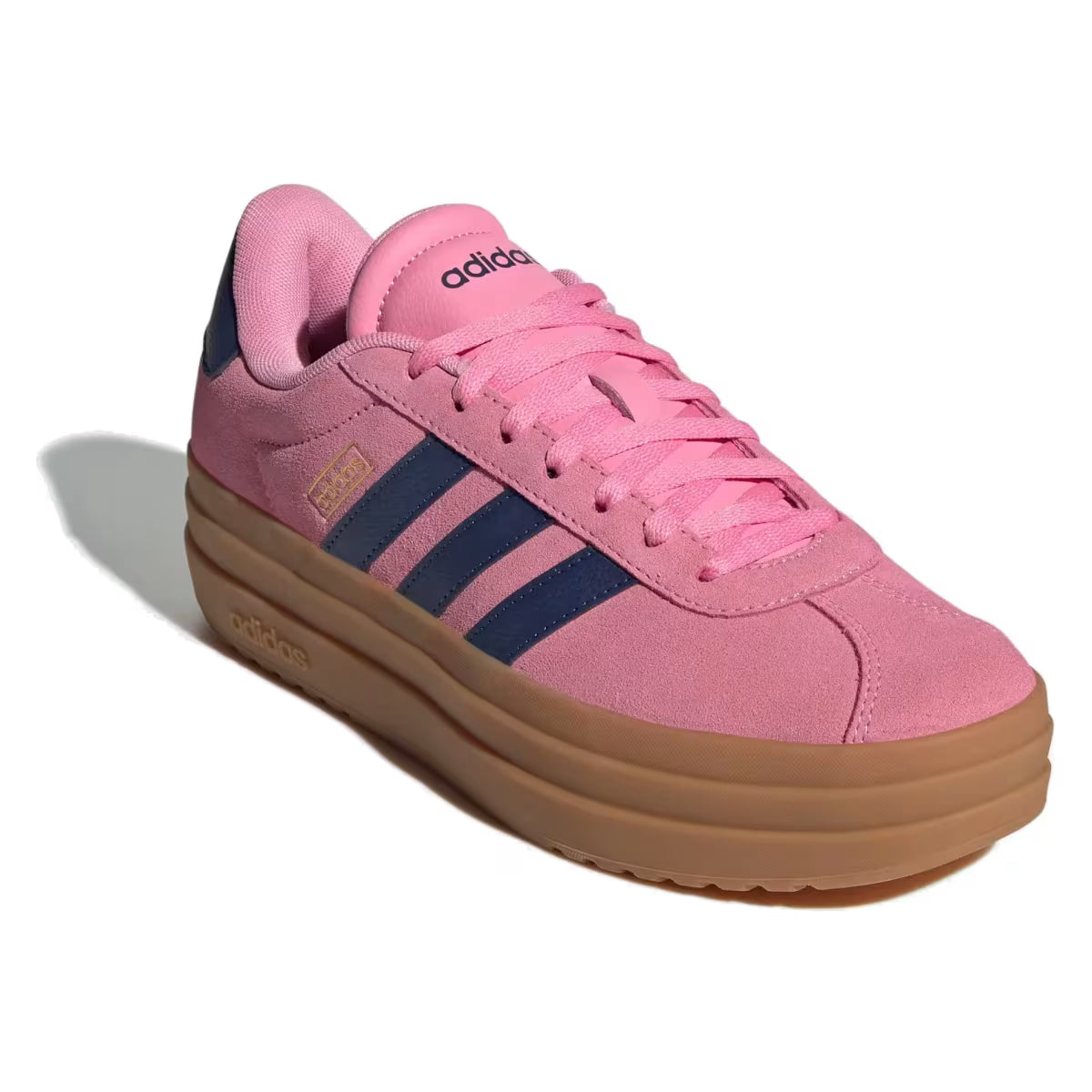 ADIDAS WOMENS VL COURT BOLD - Bliss Pink / Dark Blue / Gold Metallic