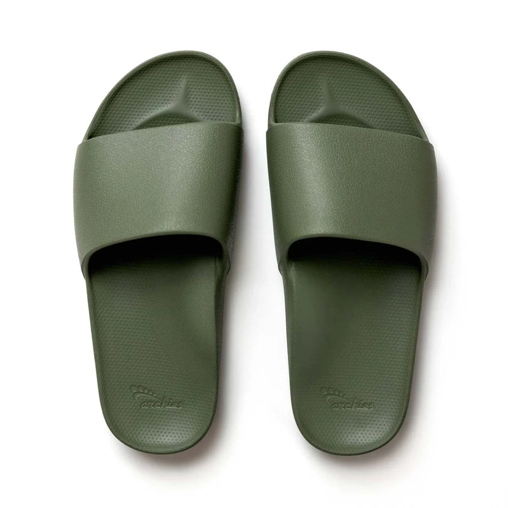 ARCHIES ARCH SUPPORT SLIDES - OLIVE