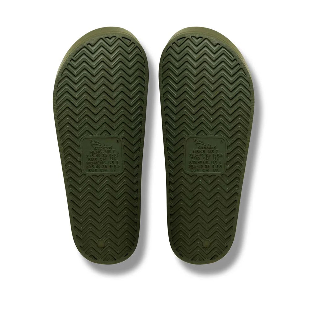 ARCHIES ARCH SUPPORT SLIDES - OLIVE